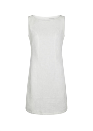 Bruna ramie kjole Offwhite Neo Noir